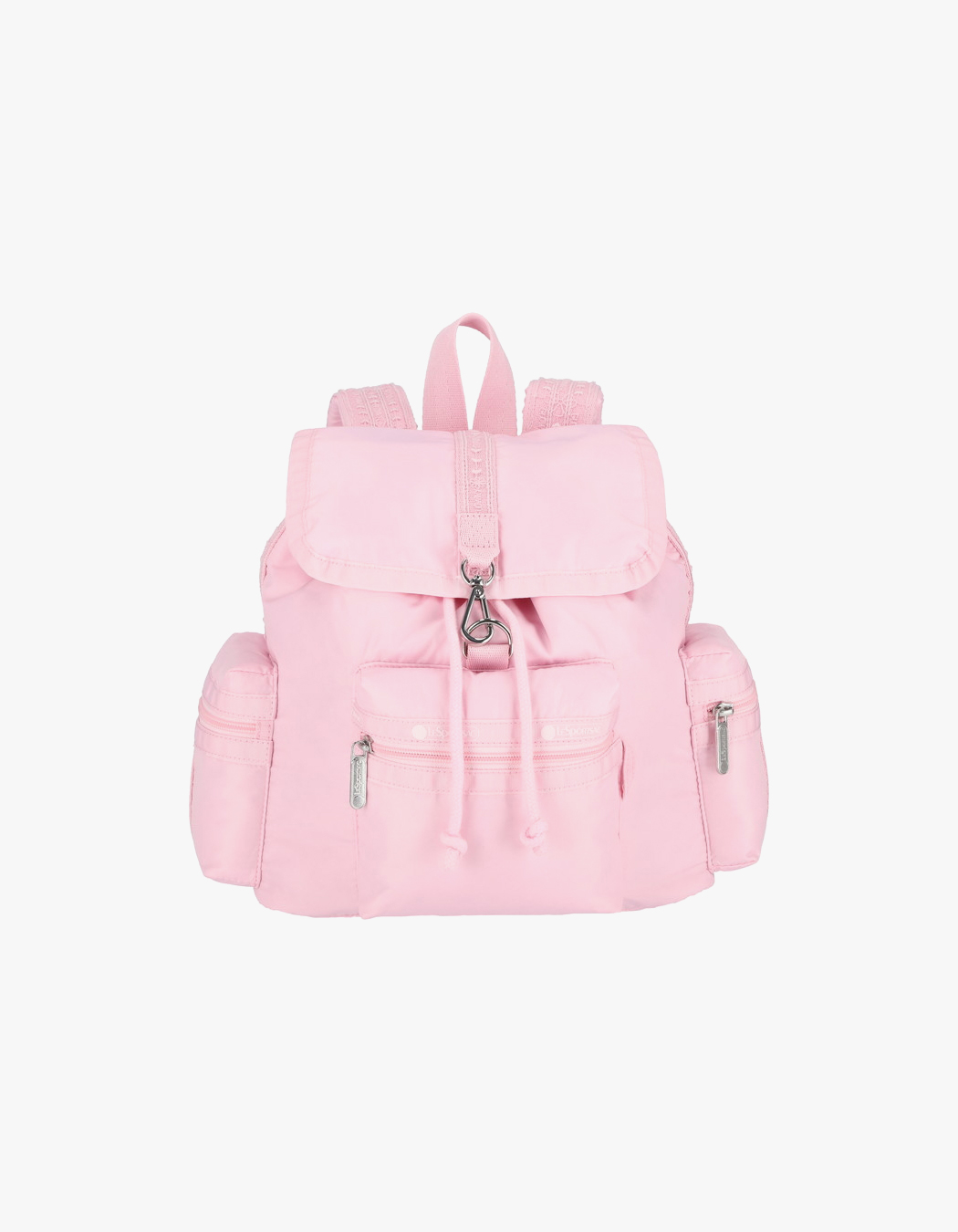 LeSportsac GLOWNY Ivory Frost Mini Voyager Backpack - White