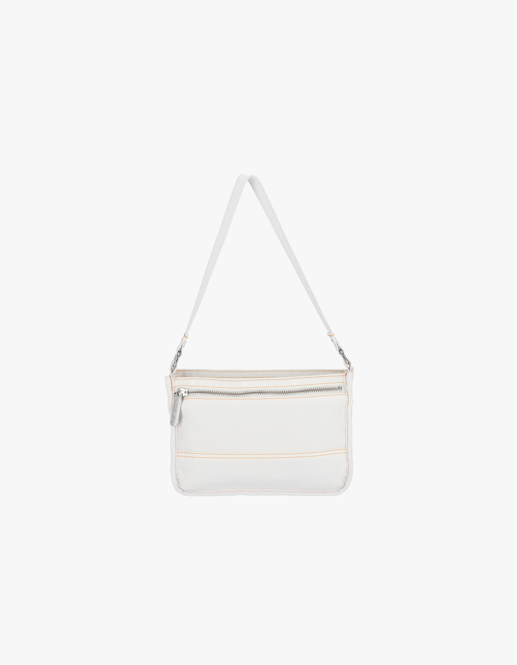 LeSportsac White Denim Small Zip Shoulder Bag - White