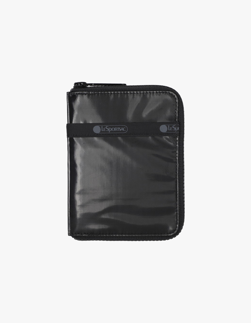 ★LeSportsac★ Black Shine Zip Travel Wallet 1545M135 LeSportsac Black Shine Zip Travel Wallet - Black