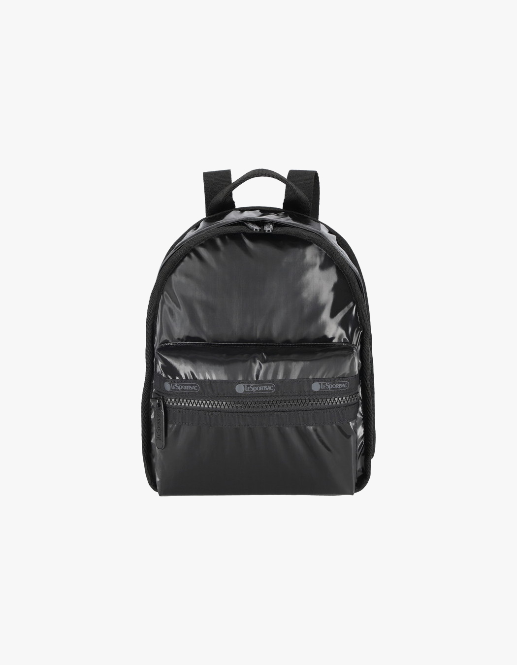 LeSportsac Black Shine Mini Route Backpack - Black