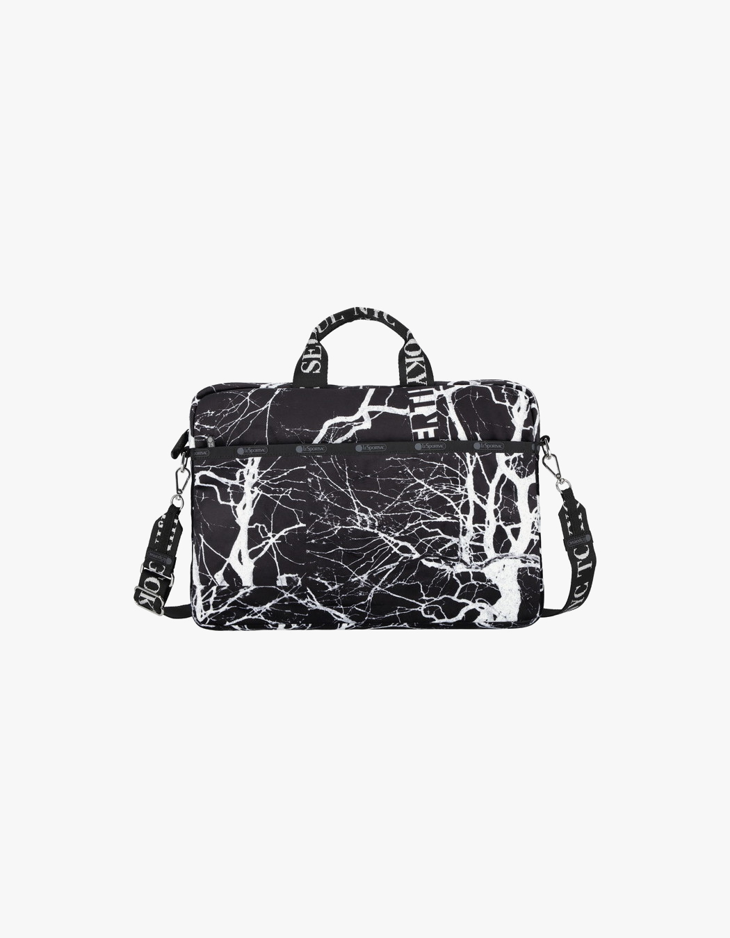 ★LeSportsac★ Libertine Midnight Forest Top Handle Laptop T LeSportsac Libertine Midnight Forest Top Handle Laptop Bag