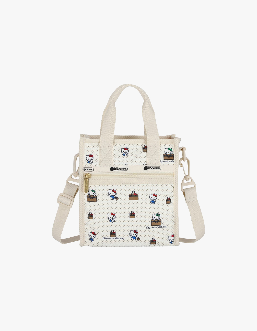 [LesportsacxHello Kitty]MINI N/S TOTEノーバッグノーライフ MINI N/S TOTEノーバッグノーライフ（トートバッグ