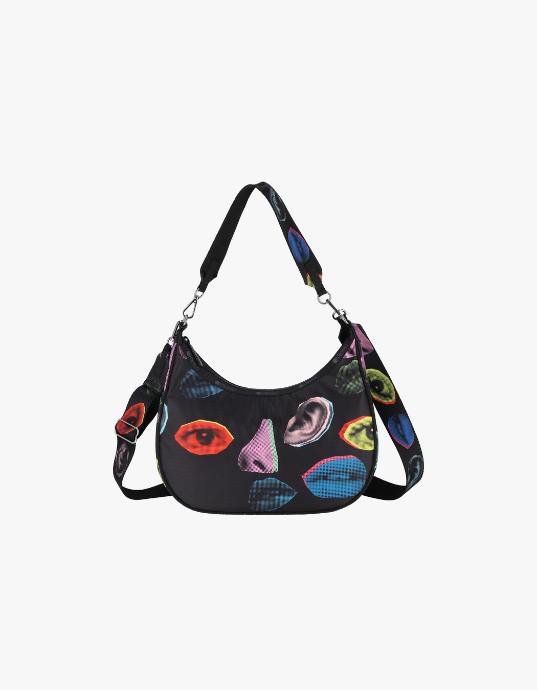 LeSportsac Libertine Faces Large Web Book Tote - Black